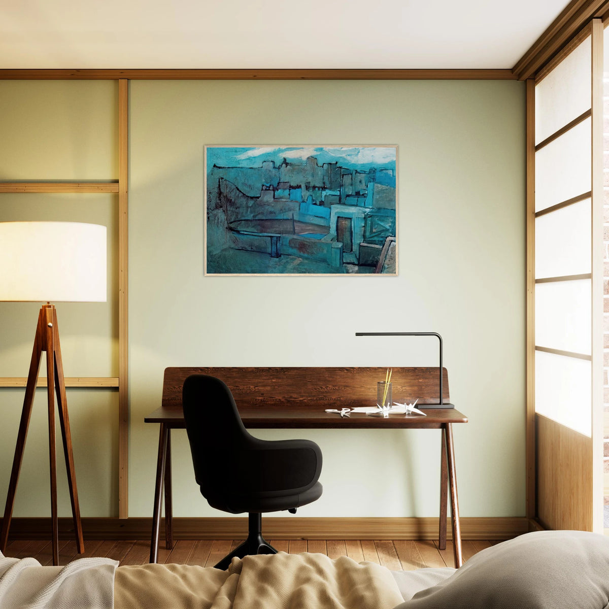 The roofs of Barcelona Framed Poster | Pablo Picasso Framed Prints Wall Art | Pablo Picasso Shop