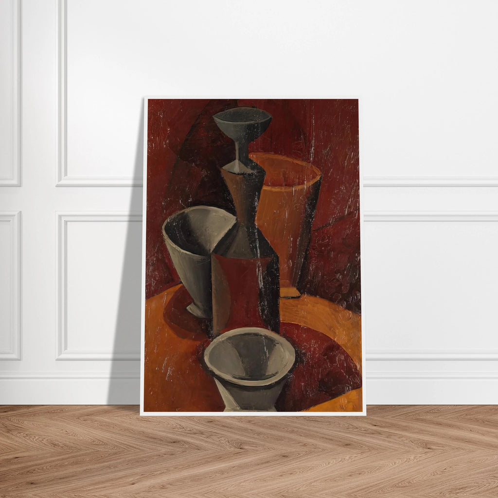 Pitcher and Bowls - 1908 Framed Poster | Pablo Picasso Framed Prints Wall Art | Pablo Picasso Shop