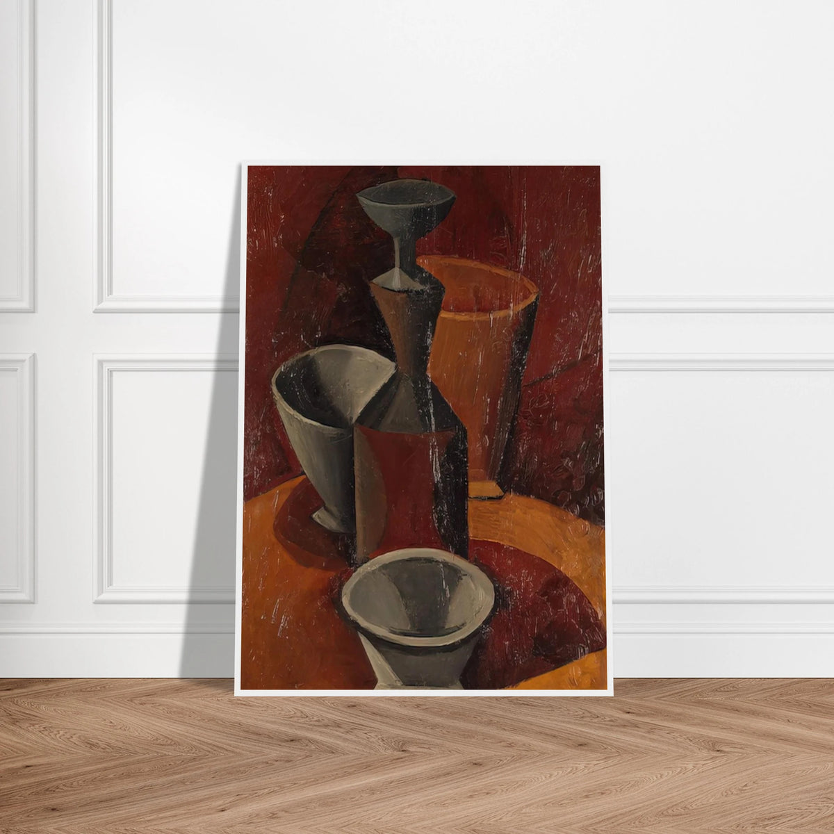 Pitcher and Bowls - 1908 Framed Poster | Pablo Picasso Framed Prints Wall Art | Pablo Picasso Shop