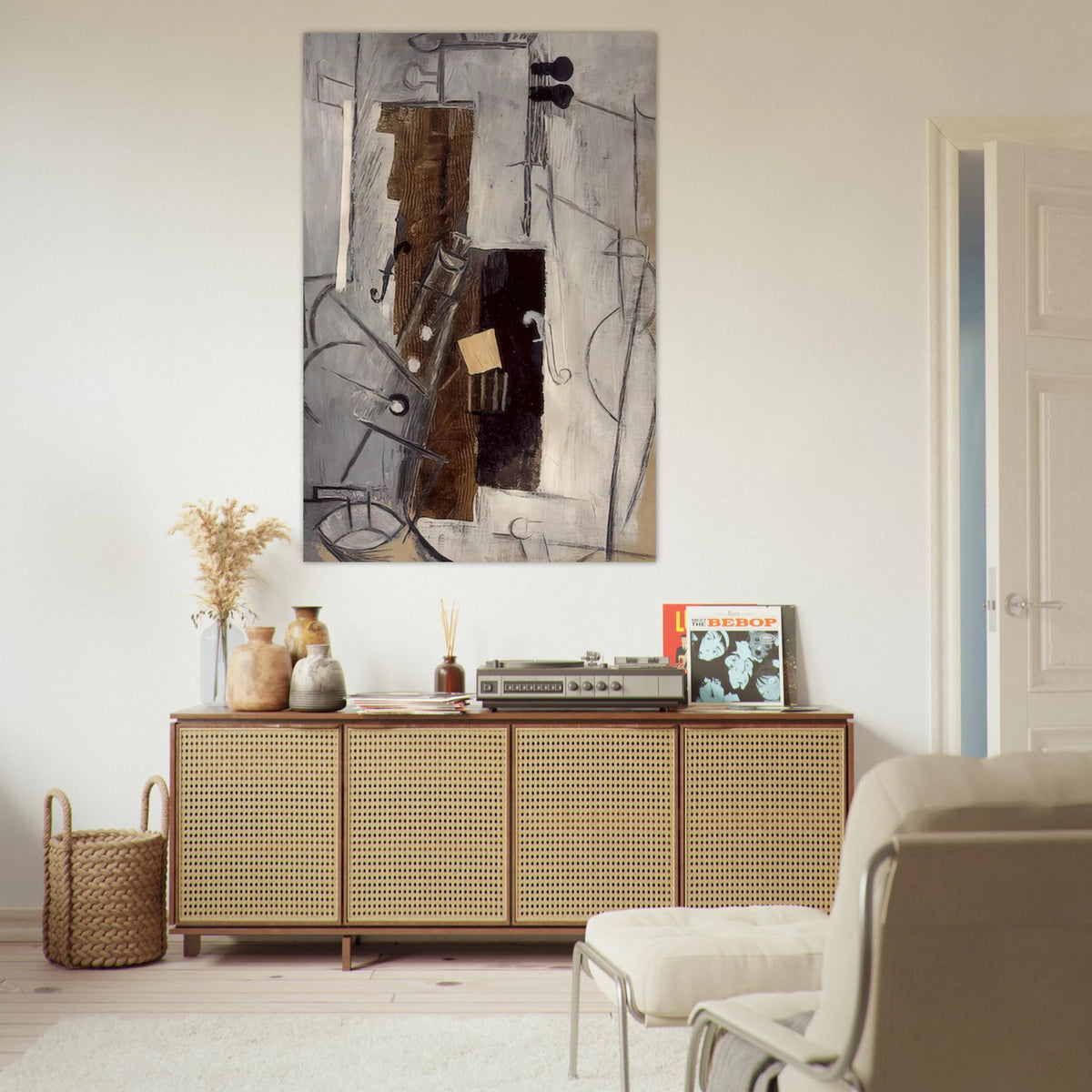 Clarinet and Violin - 1913 Poster | Pablo Picasso Poster | Pablo Picasso Shop