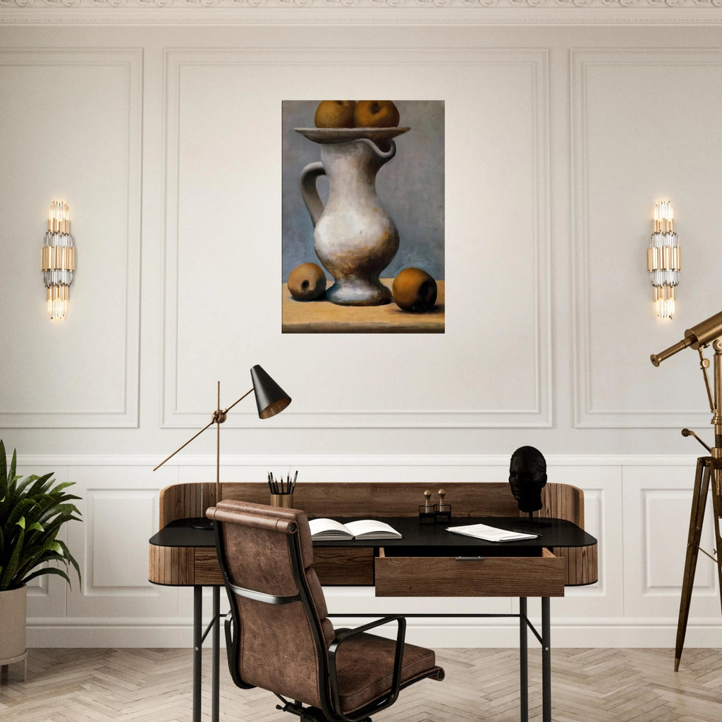 Still life with pitcher and apples Canvas | Pablo Picasso Canvas | Pablo Picasso Shop
