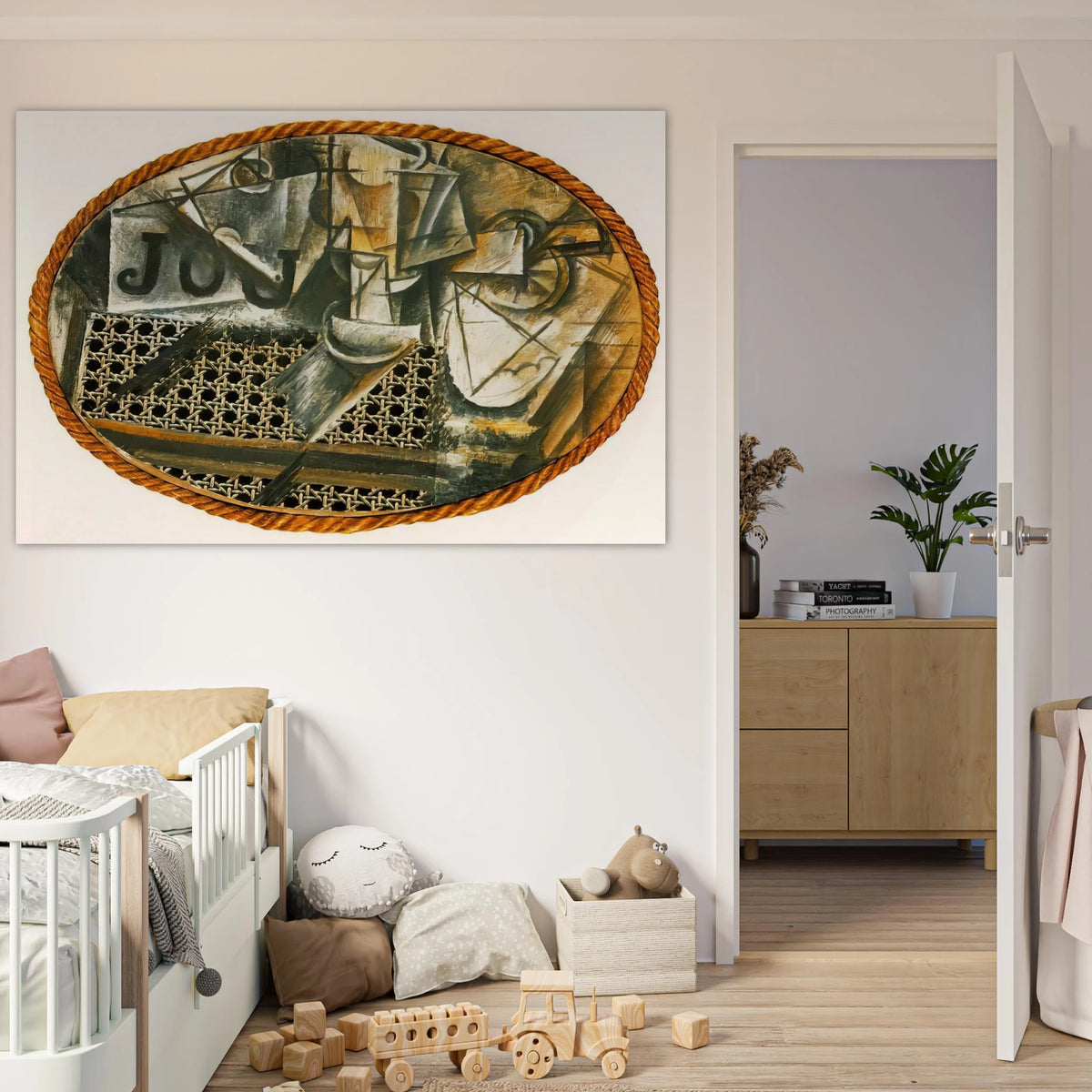 Still Life with Caned Chair Poster | Pablo Picasso Poster | Pablo Picasso Shop