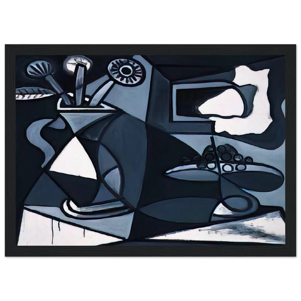 Vase with flowers Framed Poster | Pablo Picasso Framed Prints Wall Art | Pablo Picasso Shop