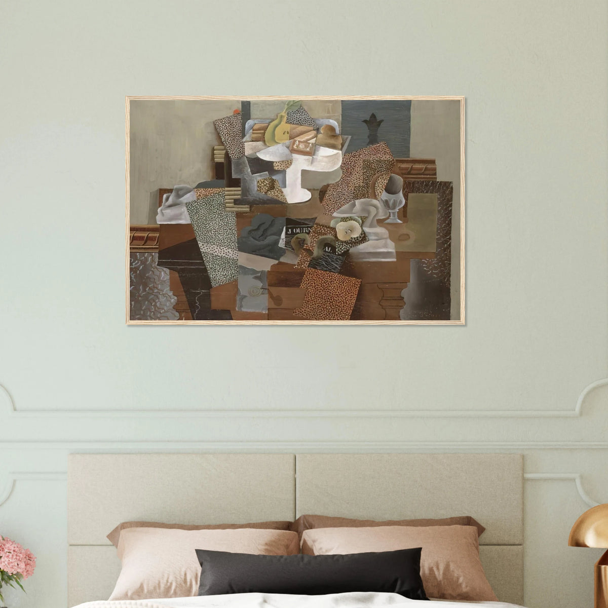 Still Life with Compote and Glass - 1914 Framed Poster | Pablo Picasso Framed Prints Wall Art | Pablo Picasso Shop