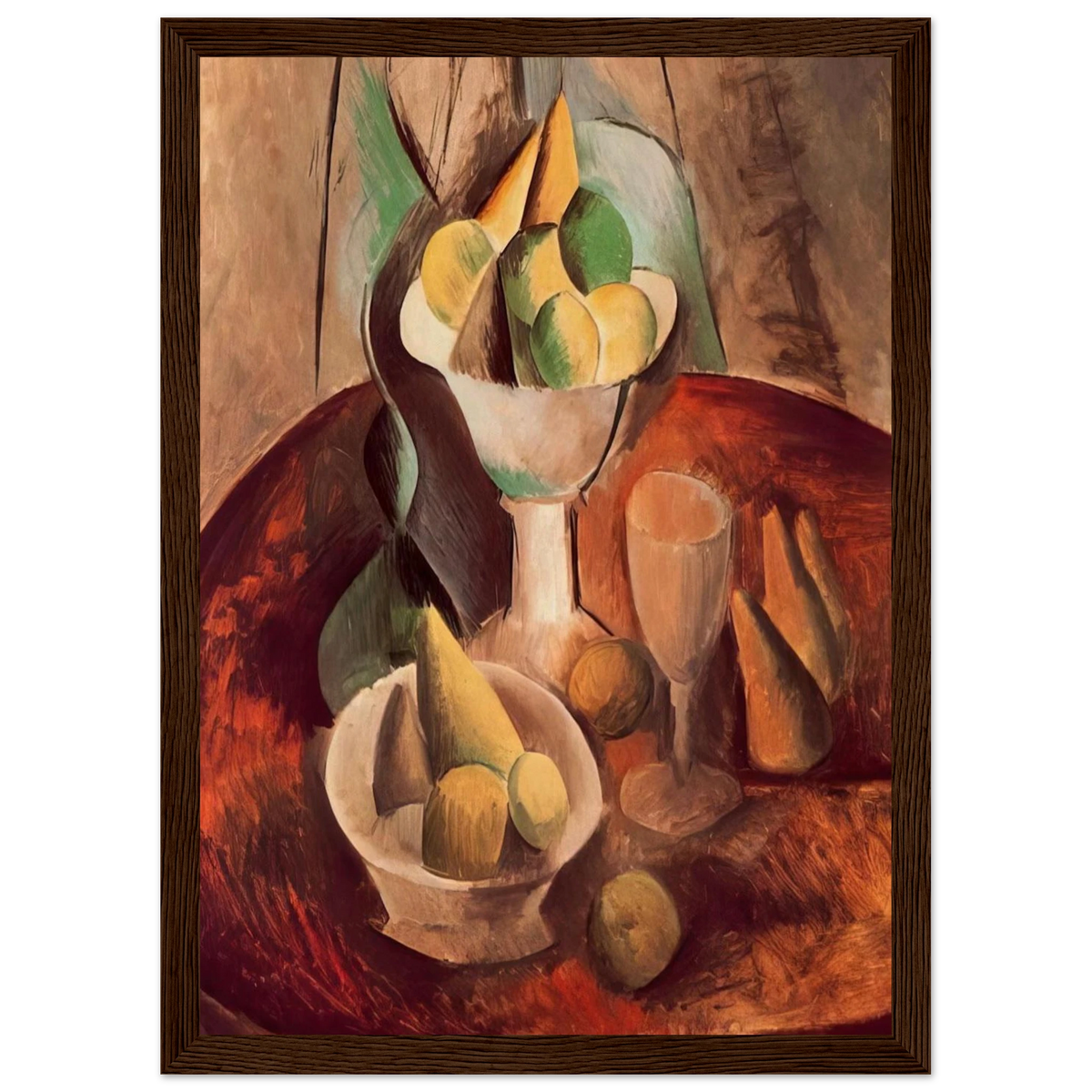 Fruit in a Vase - 1909 Framed Poster | Pablo Picasso Framed Prints Wall Art | Pablo Picasso Shop