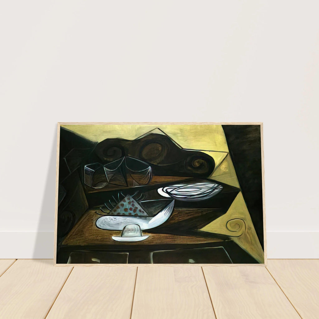 The Buffet  Catalan  Framed Poster | Pablo Picasso Framed Prints Wall Art | Pablo Picasso Shop