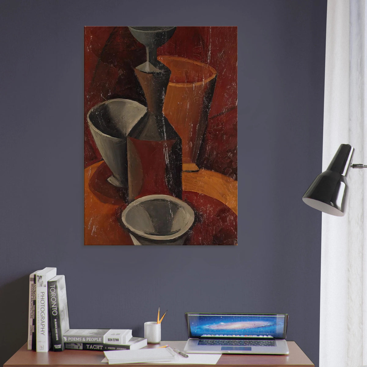 Pitcher and Bowls - 1908 Canvas | Pablo Picasso Canvas | Pablo Picasso Shop