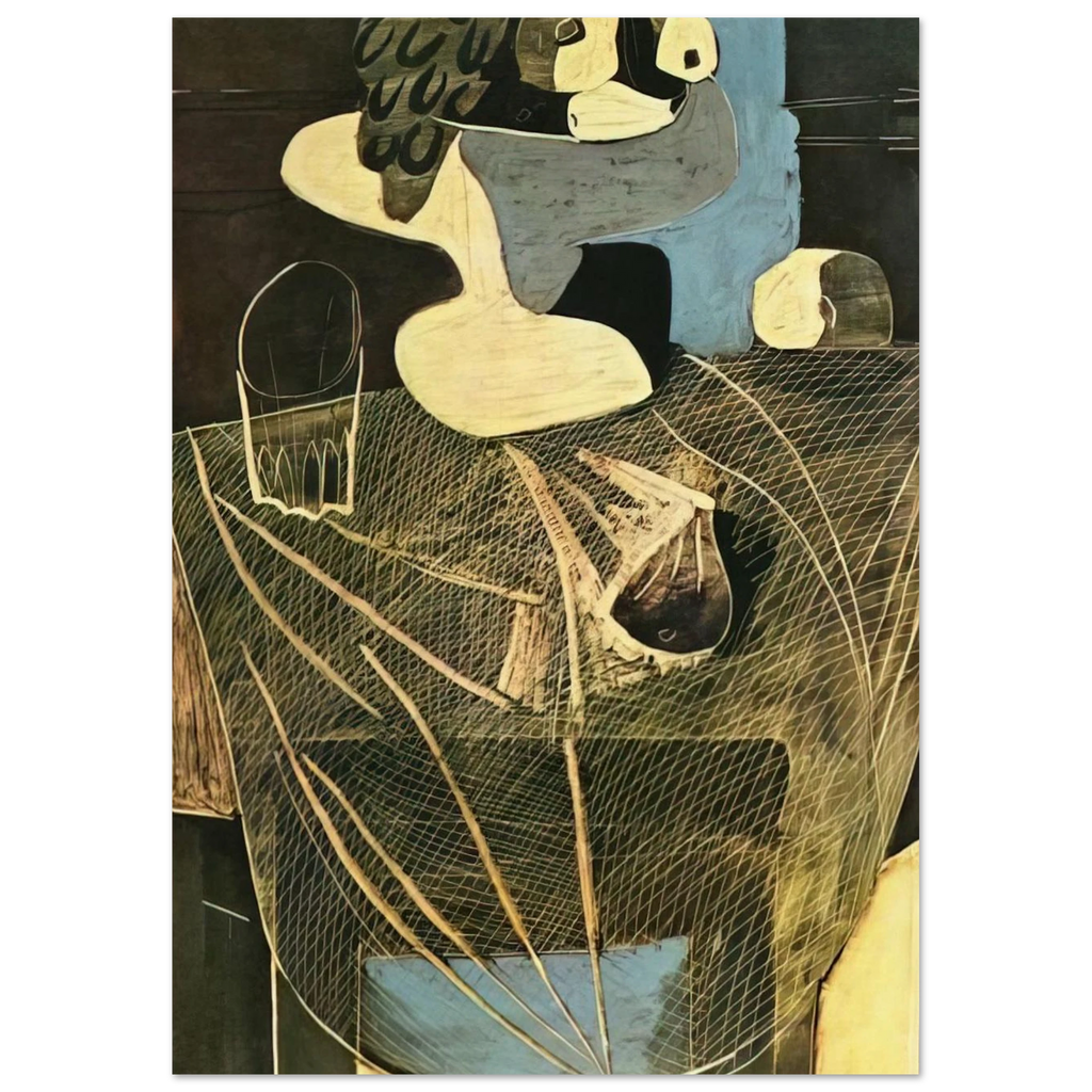 Still life with fishing net Poster | Pablo Picasso Poster | Pablo Picasso Shop