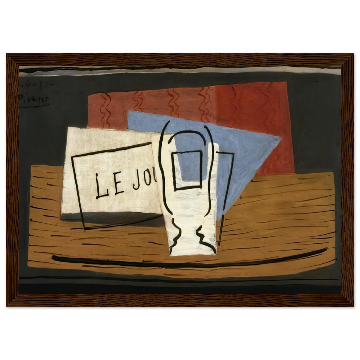 Still life - 1921 Framed Poster | Pablo Picasso Framed Prints Wall Art | Pablo Picasso Shop
