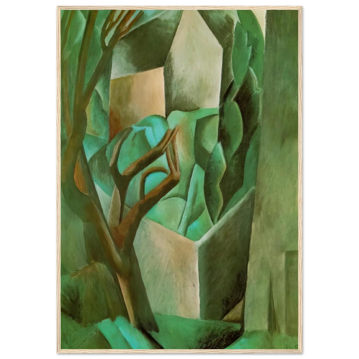 House in the garden Framed Poster | Pablo Picasso Framed Prints Wall Art | Pablo Picasso Shop