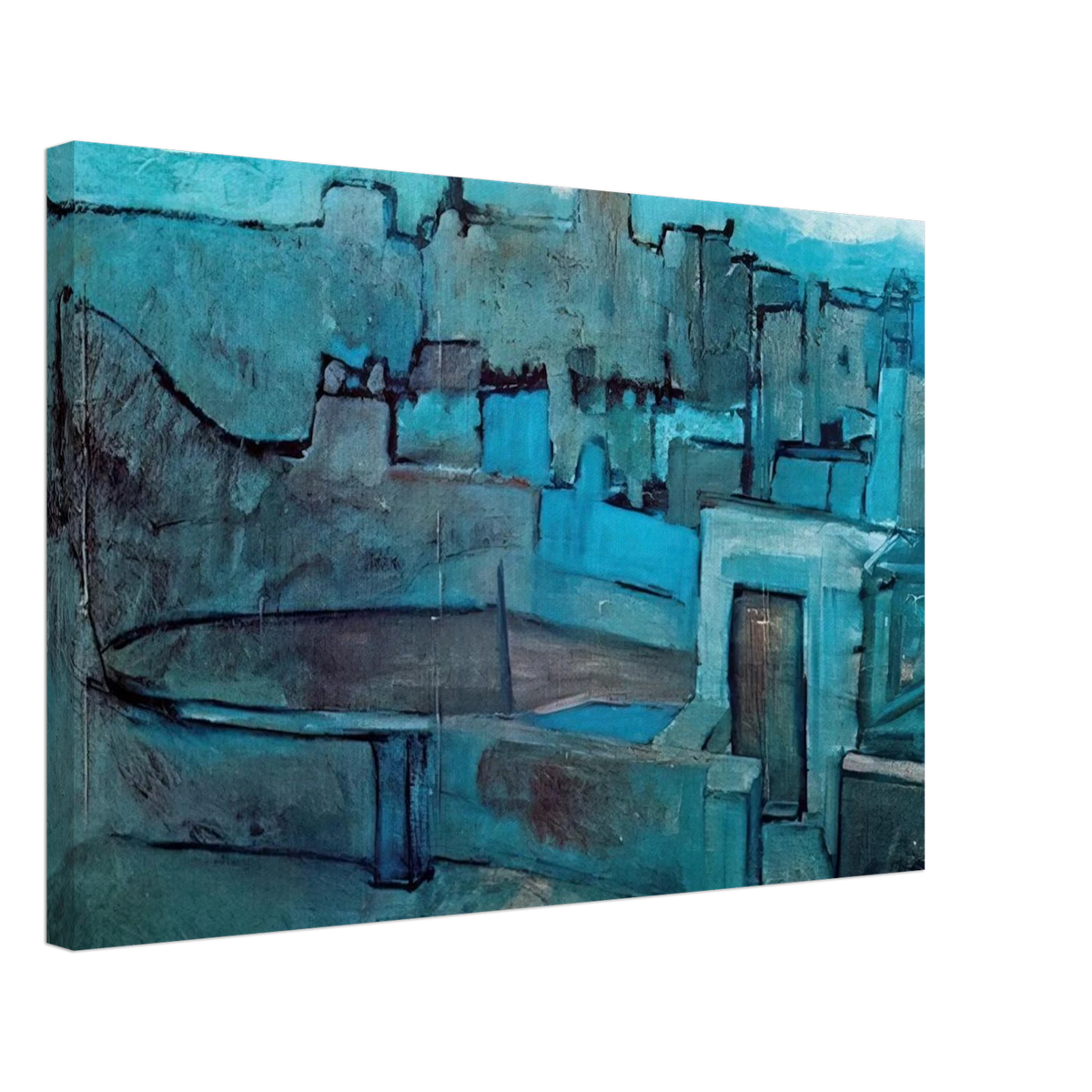 The roofs of Barcelona Canvas | Pablo Picasso Canvas | Pablo Picasso Shop