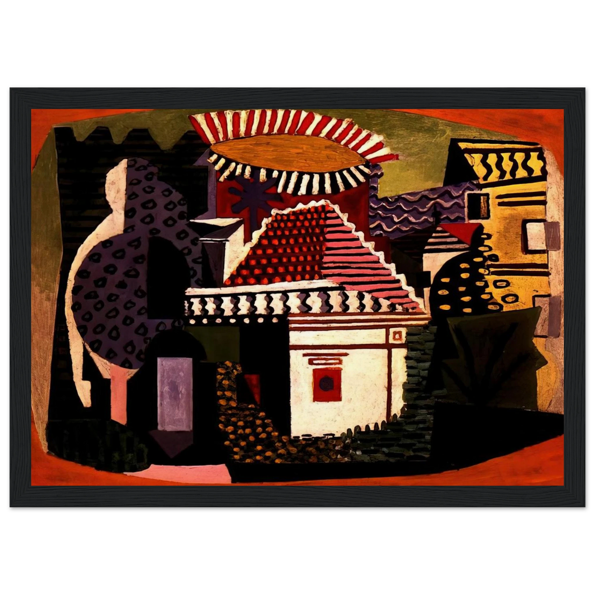Landscape of Juan-les-Pins Framed Poster | Pablo Picasso Framed Prints Wall Art | Pablo Picasso Shop