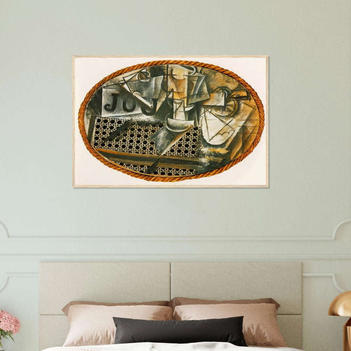 Still Life with Caned Chair Framed Poster | Pablo Picasso Framed Prints Wall Art | Pablo Picasso Shop
