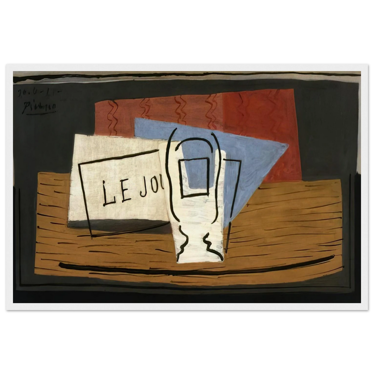Still life - 1921 Framed Poster | Pablo Picasso Framed Prints Wall Art | Pablo Picasso Shop