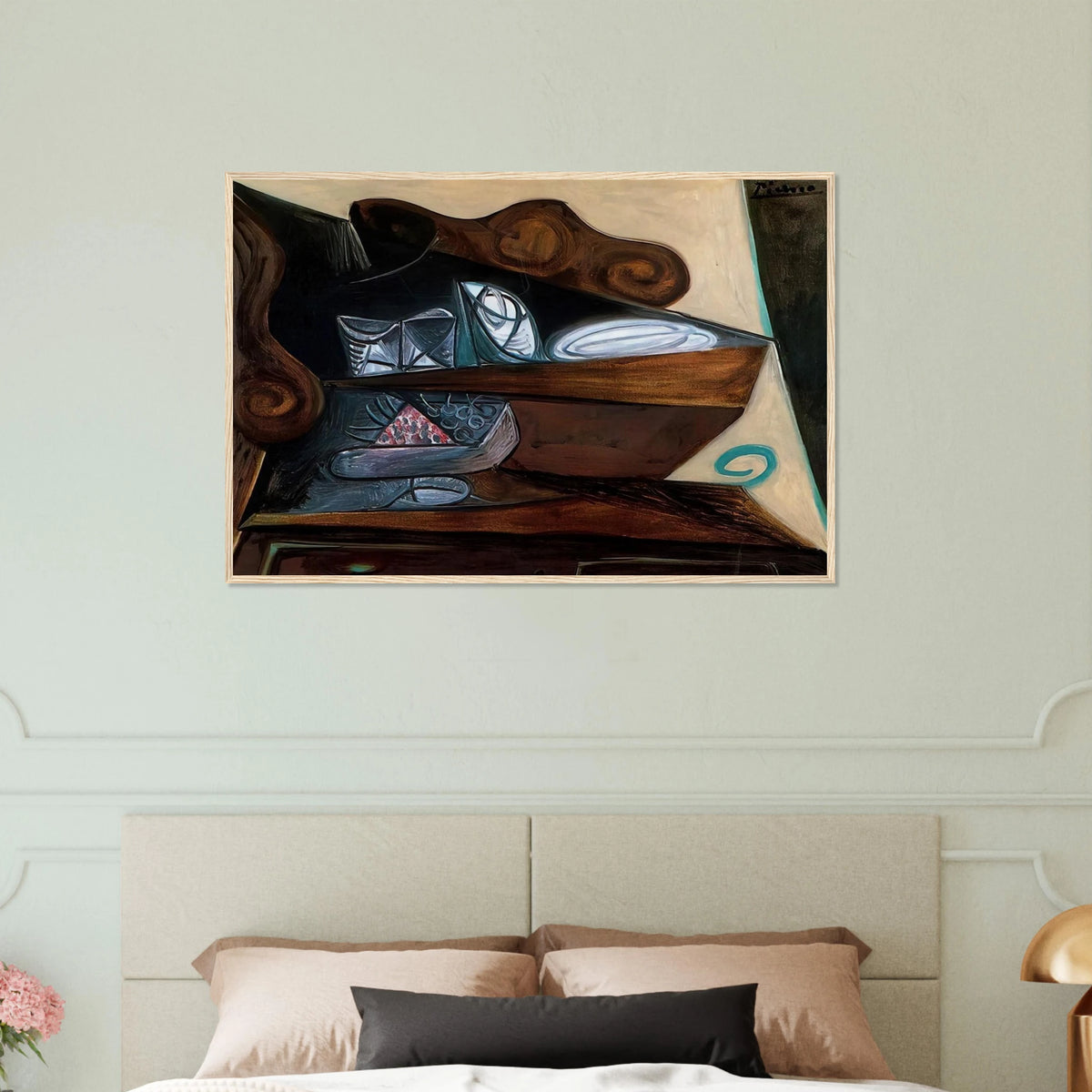 The buffet of  Catalan  Framed Poster | Pablo Picasso Framed Prints Wall Art | Pablo Picasso Shop