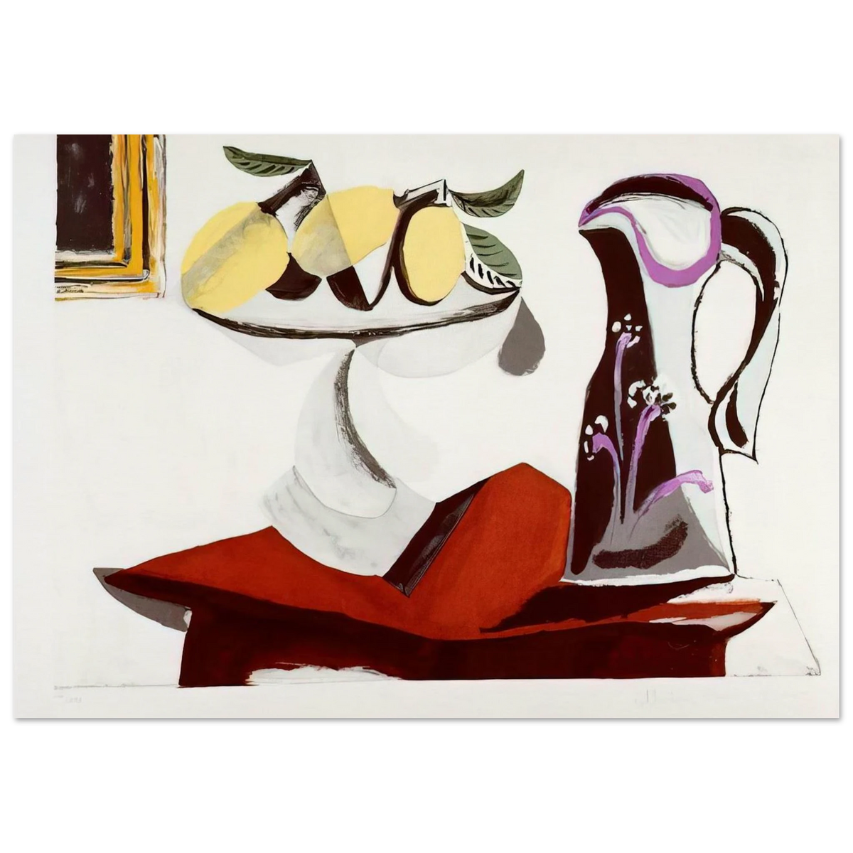 Still life with lemon and jug Poster | Pablo Picasso Poster | Pablo Picasso Shop
