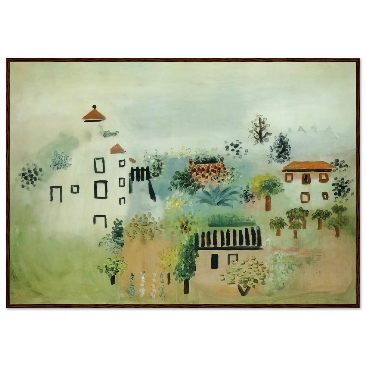 Landscape Framed Poster | Pablo Picasso Framed Prints Wall Art | Pablo Picasso Shop