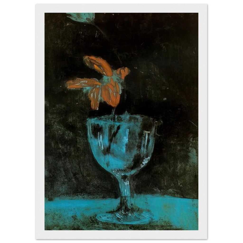 A blue vase - 1903 Framed Poster | Pablo Picasso Framed Prints Wall Art | Pablo Picasso Shop