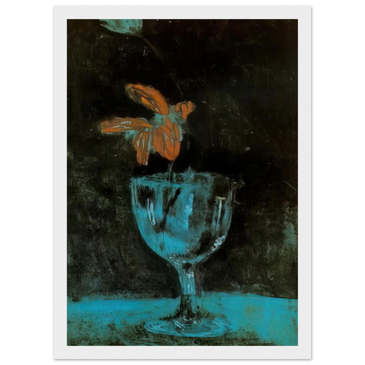A blue vase - 1903 Framed Poster | Pablo Picasso Framed Prints Wall Art | Pablo Picasso Shop