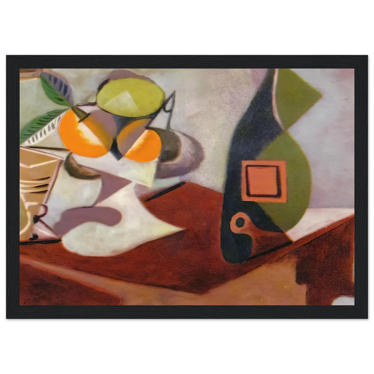 Still life with lemon and oranges Framed Poster | Pablo Picasso Framed Prints Wall Art | Pablo Picasso Shop