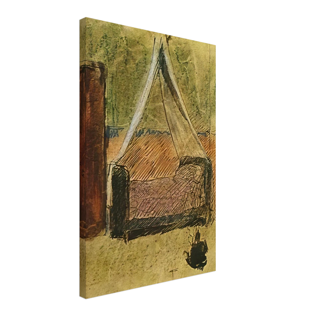 Bed with mosquito nets Canvas | Pablo Picasso Canvas | Pablo Picasso Shop