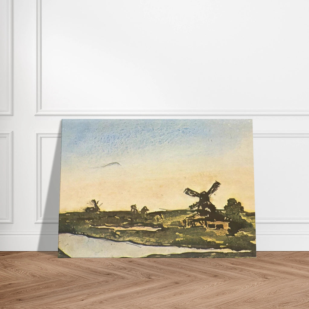 Dutch landscape with windmills Canvas | Pablo Picasso Canvas | Pablo Picasso Shop