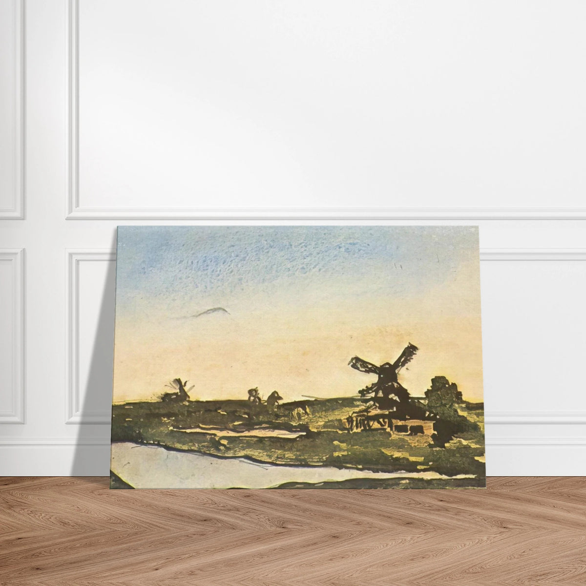 Dutch landscape with windmills Canvas | Pablo Picasso Canvas | Pablo Picasso Shop
