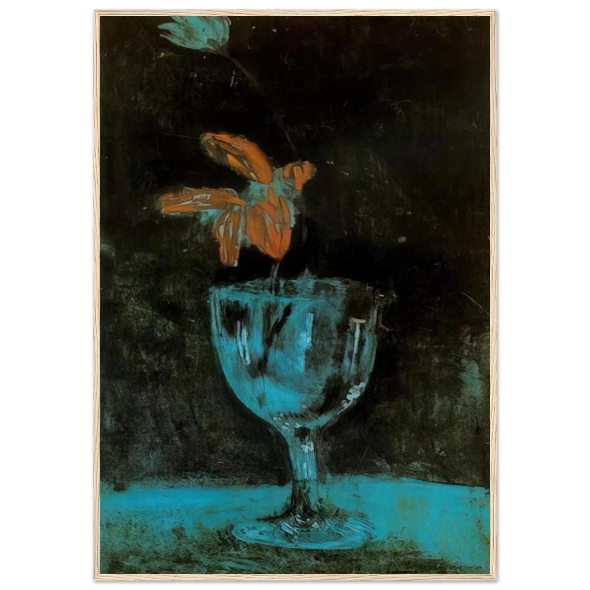A blue vase - 1903 Framed Poster | Pablo Picasso Framed Prints Wall Art | Pablo Picasso Shop