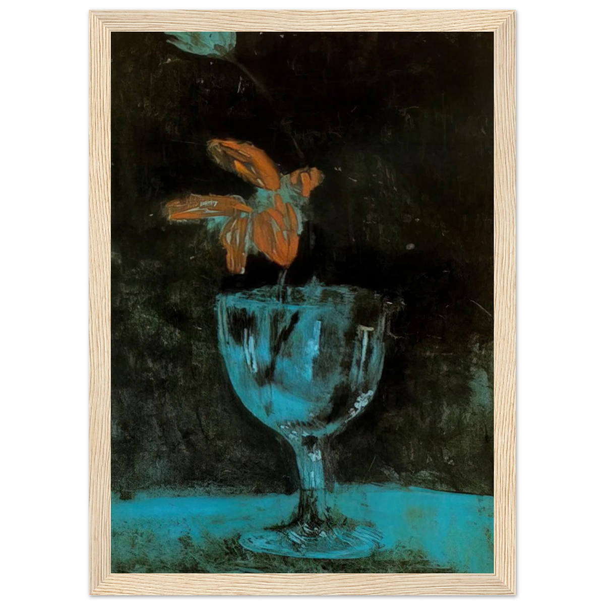A blue vase - 1903 Framed Poster | Pablo Picasso Framed Prints Wall Art | Pablo Picasso Shop