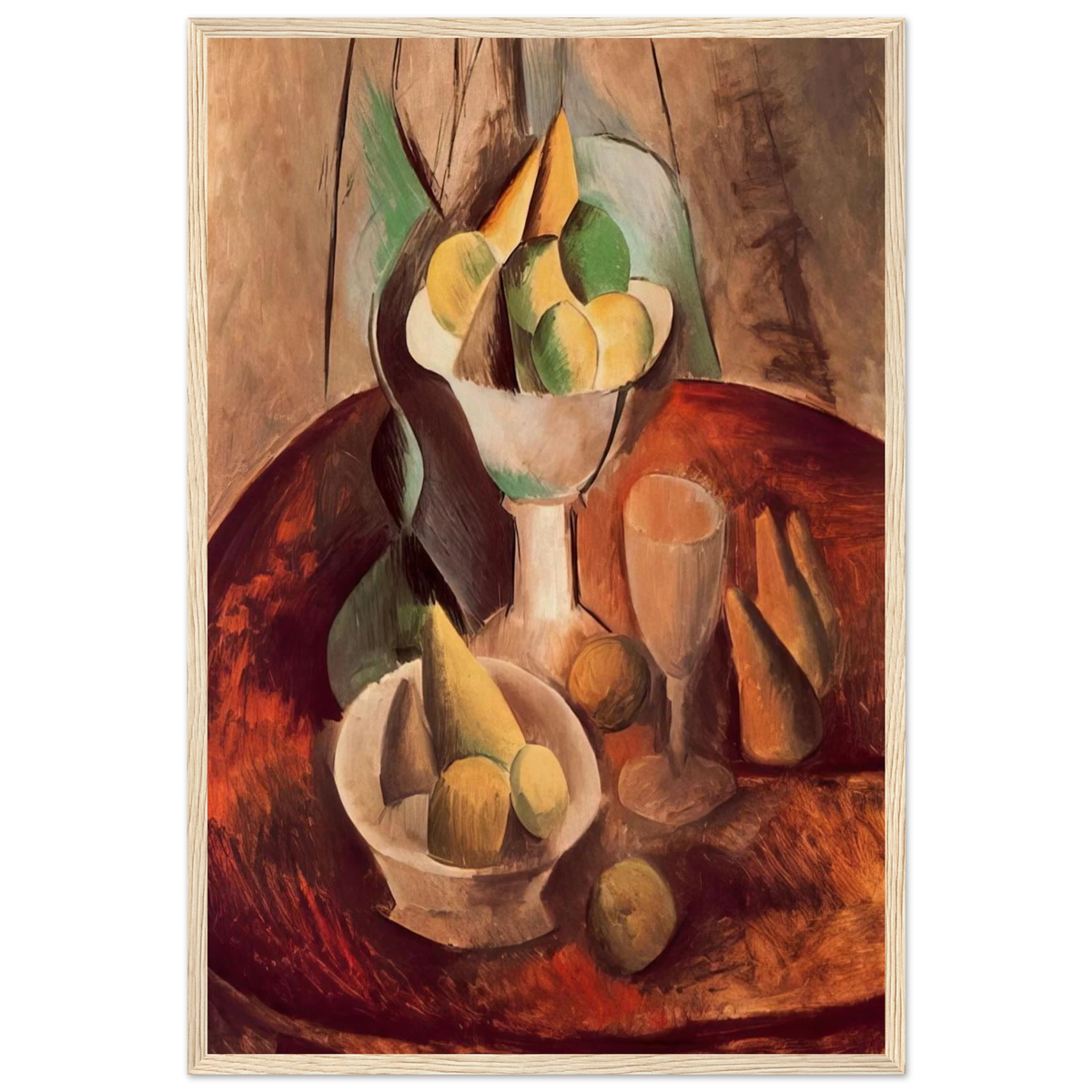 Fruit in a Vase - 1909 Framed Poster | Pablo Picasso Framed Prints Wall Art | Pablo Picasso Shop