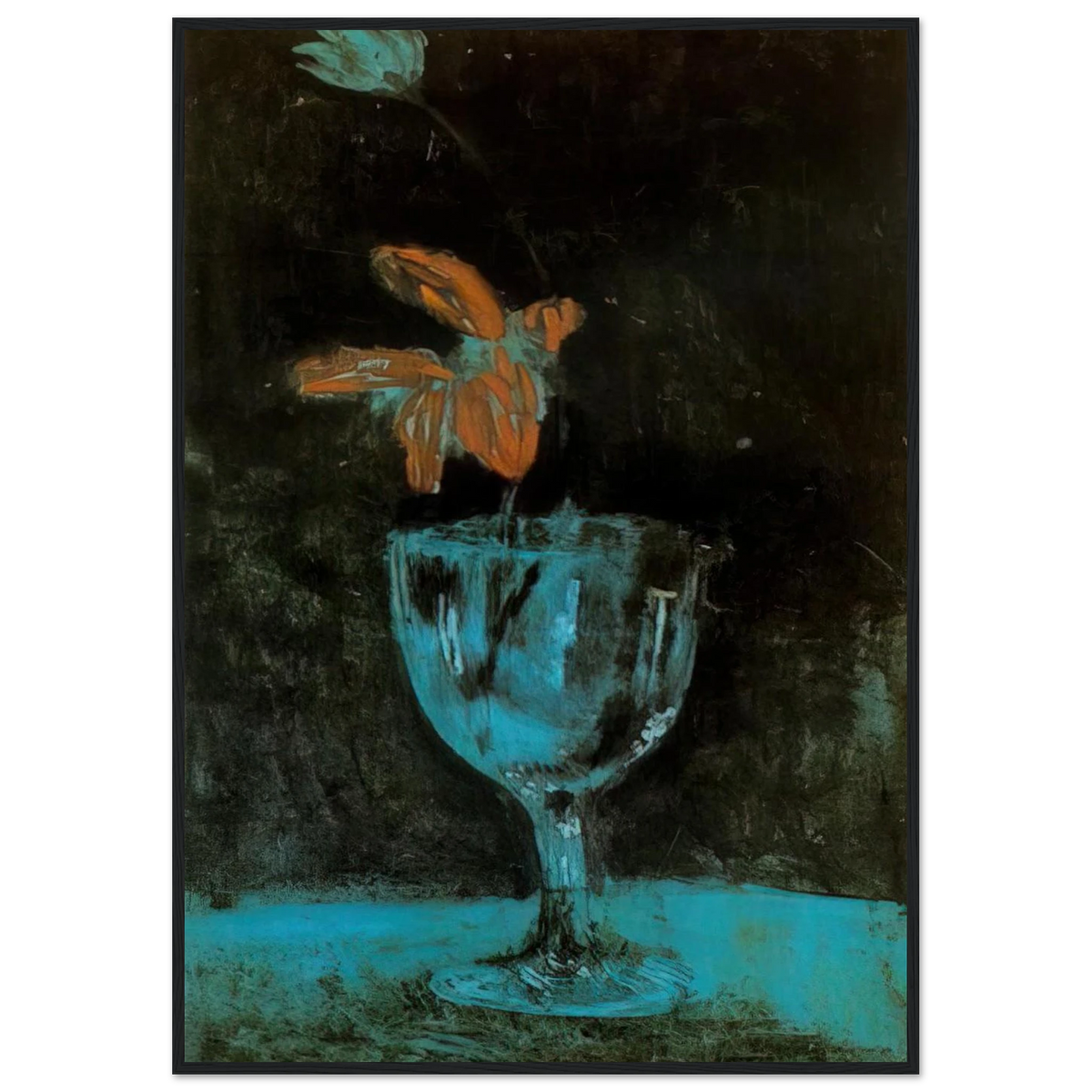 A blue vase - 1903 Framed Poster | Pablo Picasso Framed Prints Wall Art | Pablo Picasso Shop