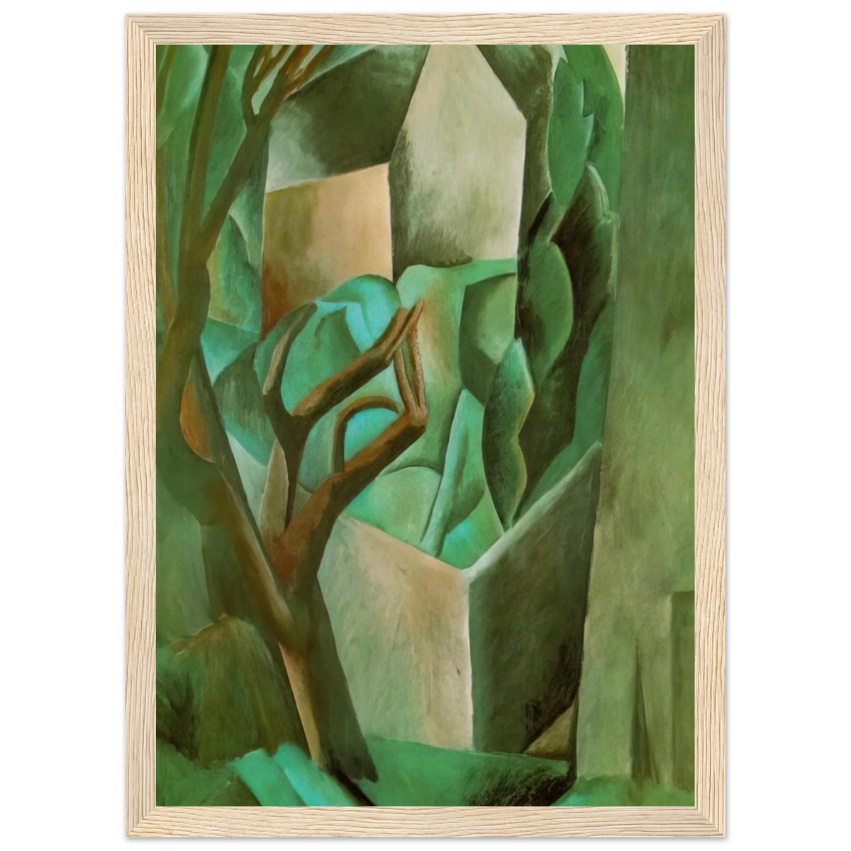 House in the garden Framed Poster | Pablo Picasso Framed Prints Wall Art | Pablo Picasso Shop