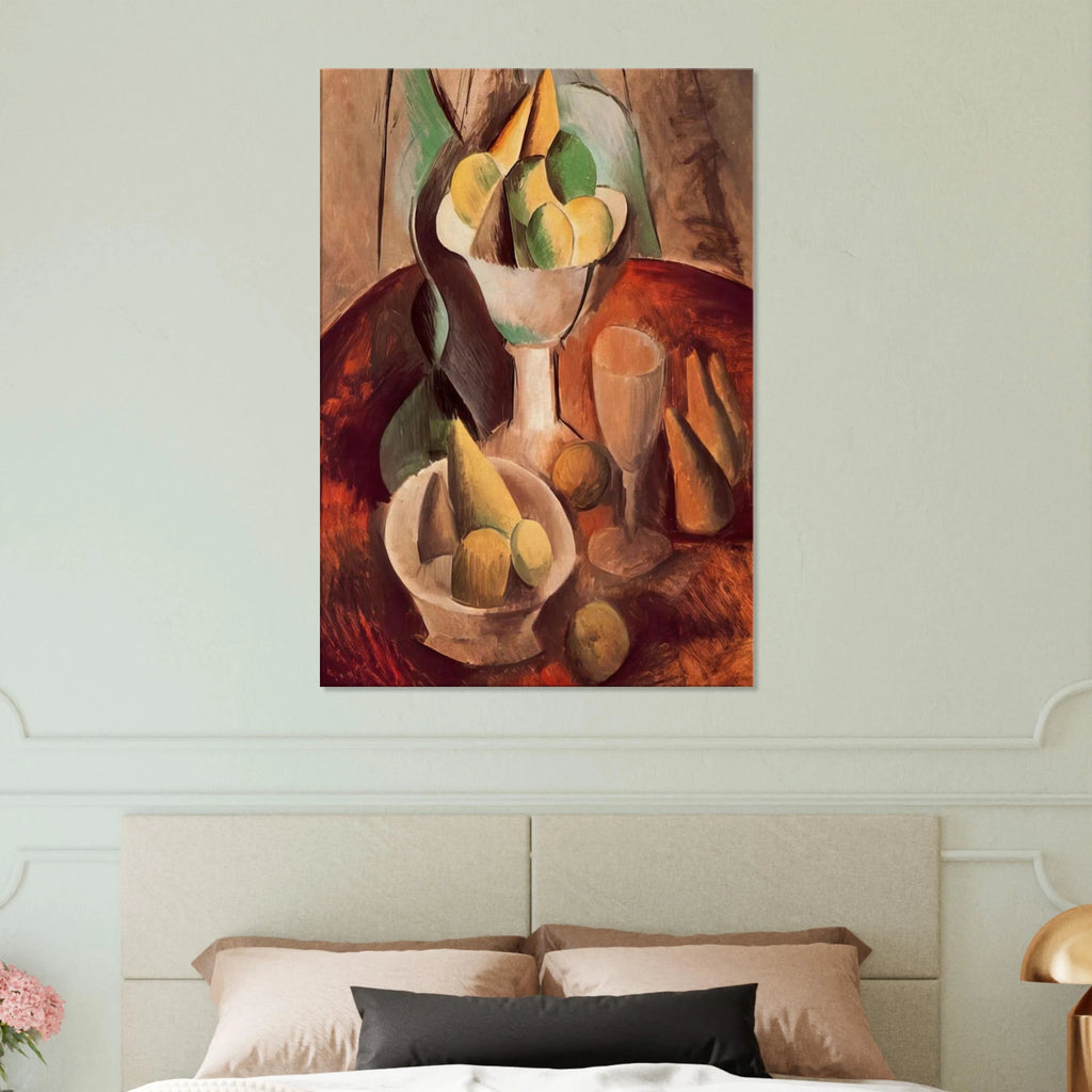 Fruit in a Vase - 1909 Canvas | Pablo Picasso Canvas | Pablo Picasso Shop