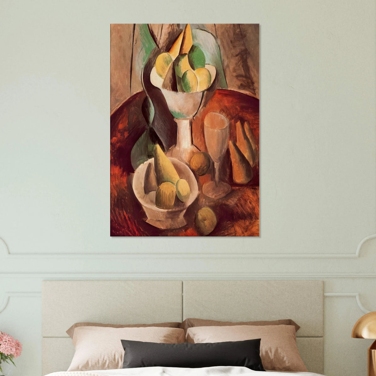 Fruit in a Vase - 1909 Canvas | Pablo Picasso Canvas | Pablo Picasso Shop