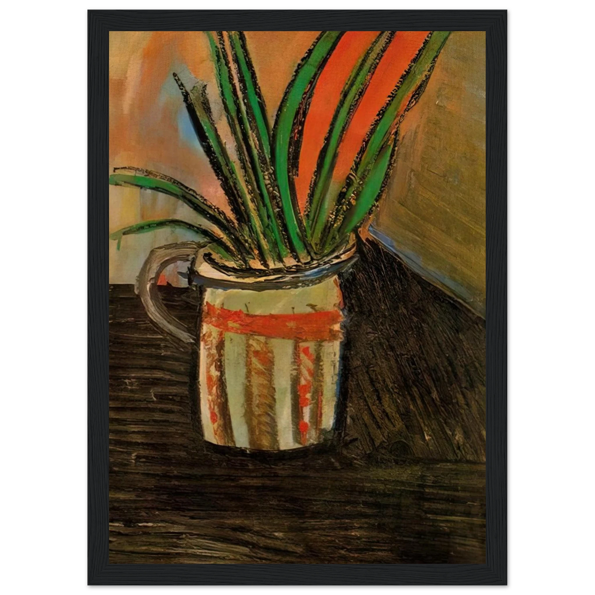 Exotic Flowers - 1907 Framed Poster | Pablo Picasso Framed Prints Wall Art | Pablo Picasso Shop