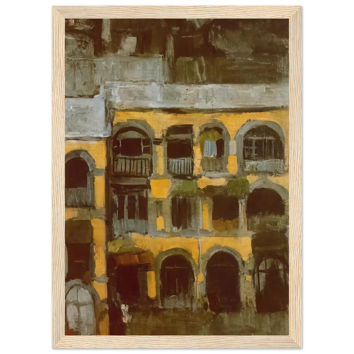 A blue house Framed Poster | Pablo Picasso Framed Prints Wall Art | Pablo Picasso Shop