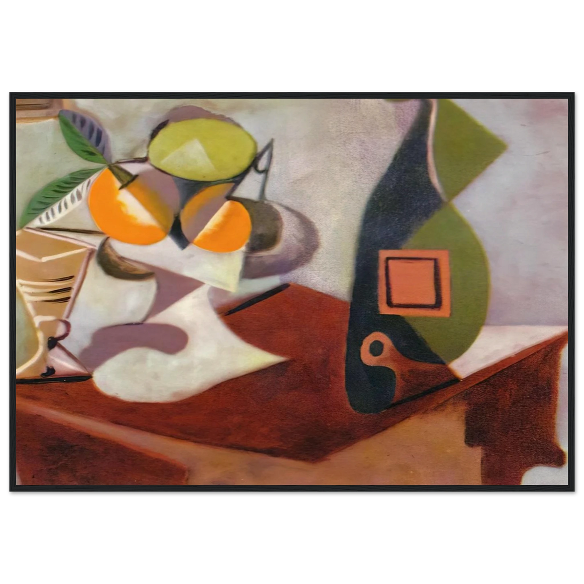 Still life with lemon and oranges Framed Poster | Pablo Picasso Framed Prints Wall Art | Pablo Picasso Shop