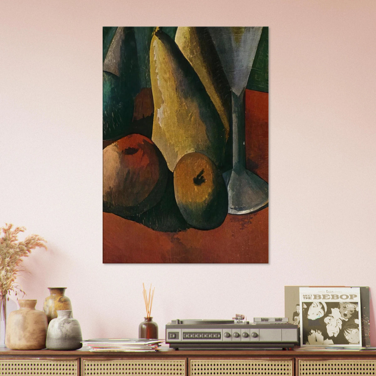 Glass and fruits Canvas | Pablo Picasso Canvas | Pablo Picasso Shop
