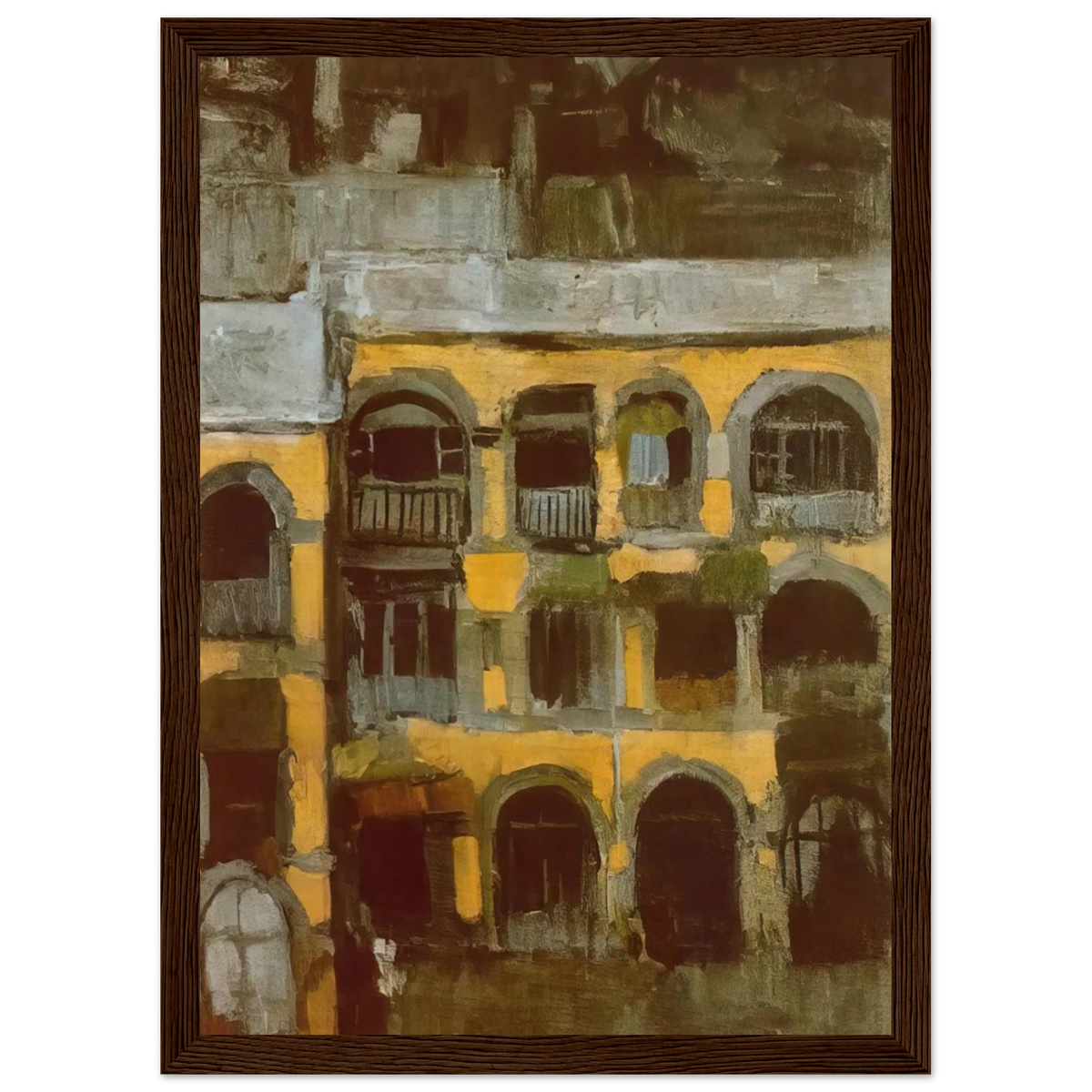 A blue house Framed Poster | Pablo Picasso Framed Prints Wall Art | Pablo Picasso Shop