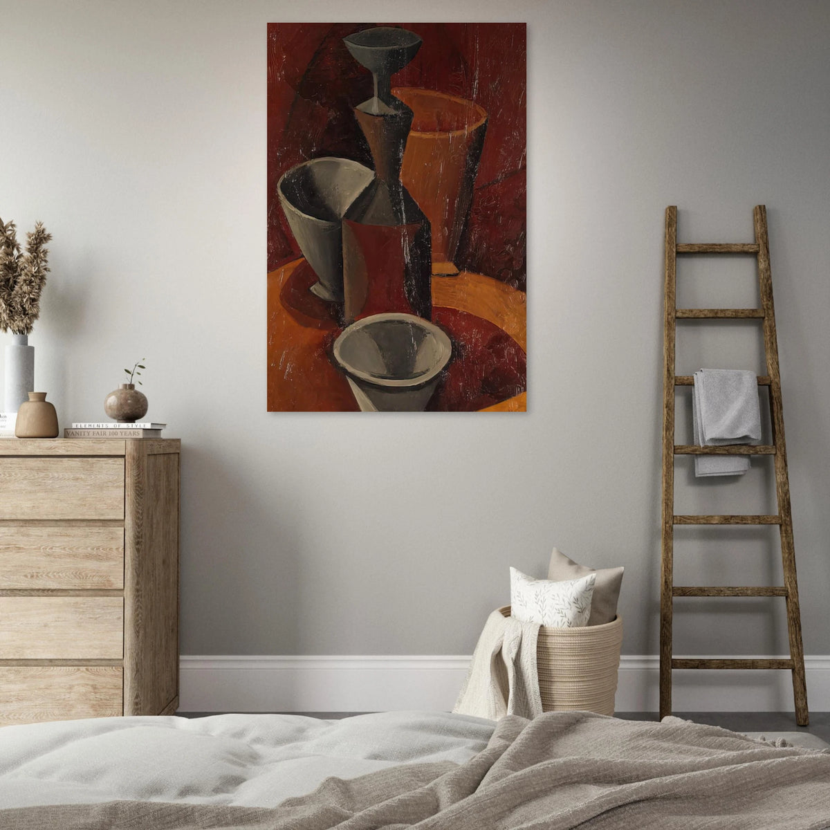 Pitcher and Bowls - 1908 Poster | Pablo Picasso Poster | Pablo Picasso Shop