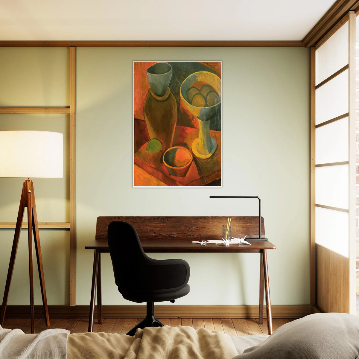 Jug and fruit dish Framed Poster | Pablo Picasso Framed Prints Wall Art | Pablo Picasso Shop