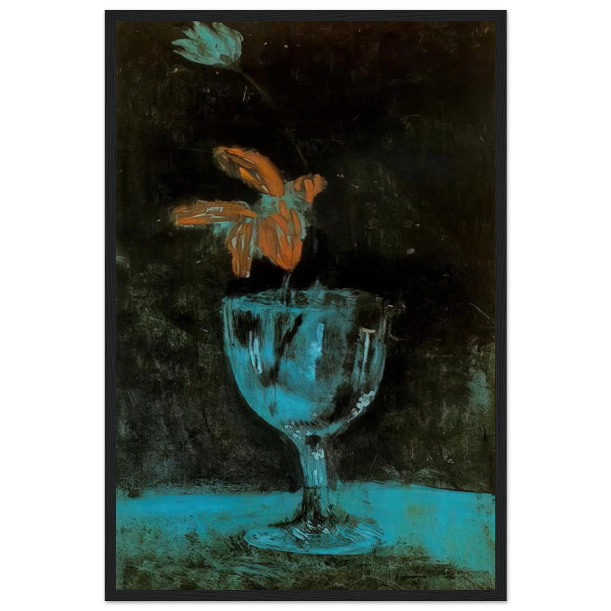 A blue vase - 1903 Framed Poster | Pablo Picasso Framed Prints Wall Art | Pablo Picasso Shop