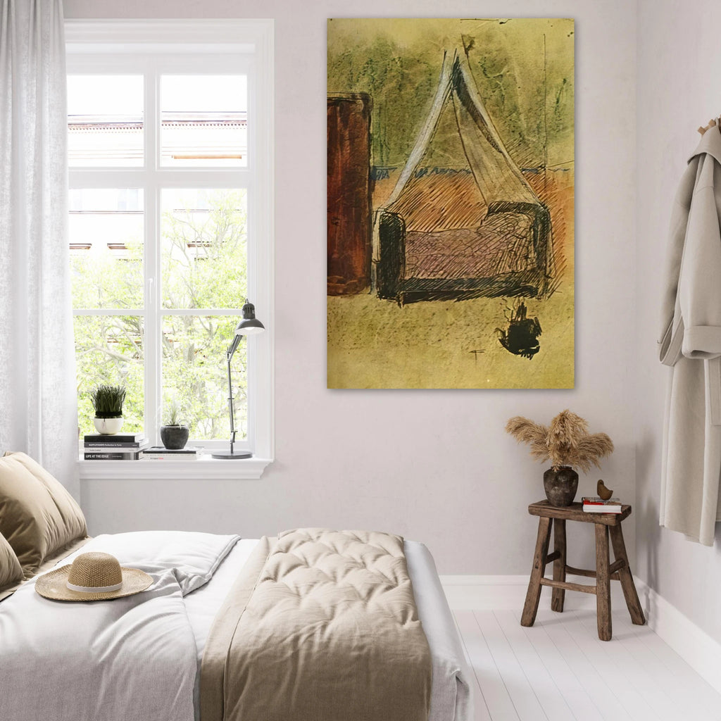 Bed with mosquito nets Poster | Pablo Picasso Poster | Pablo Picasso Shop
