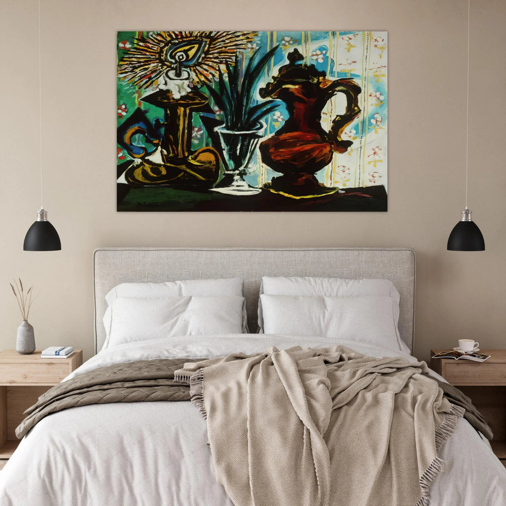 Still life with candle Poster | Pablo Picasso Poster | Pablo Picasso Shop