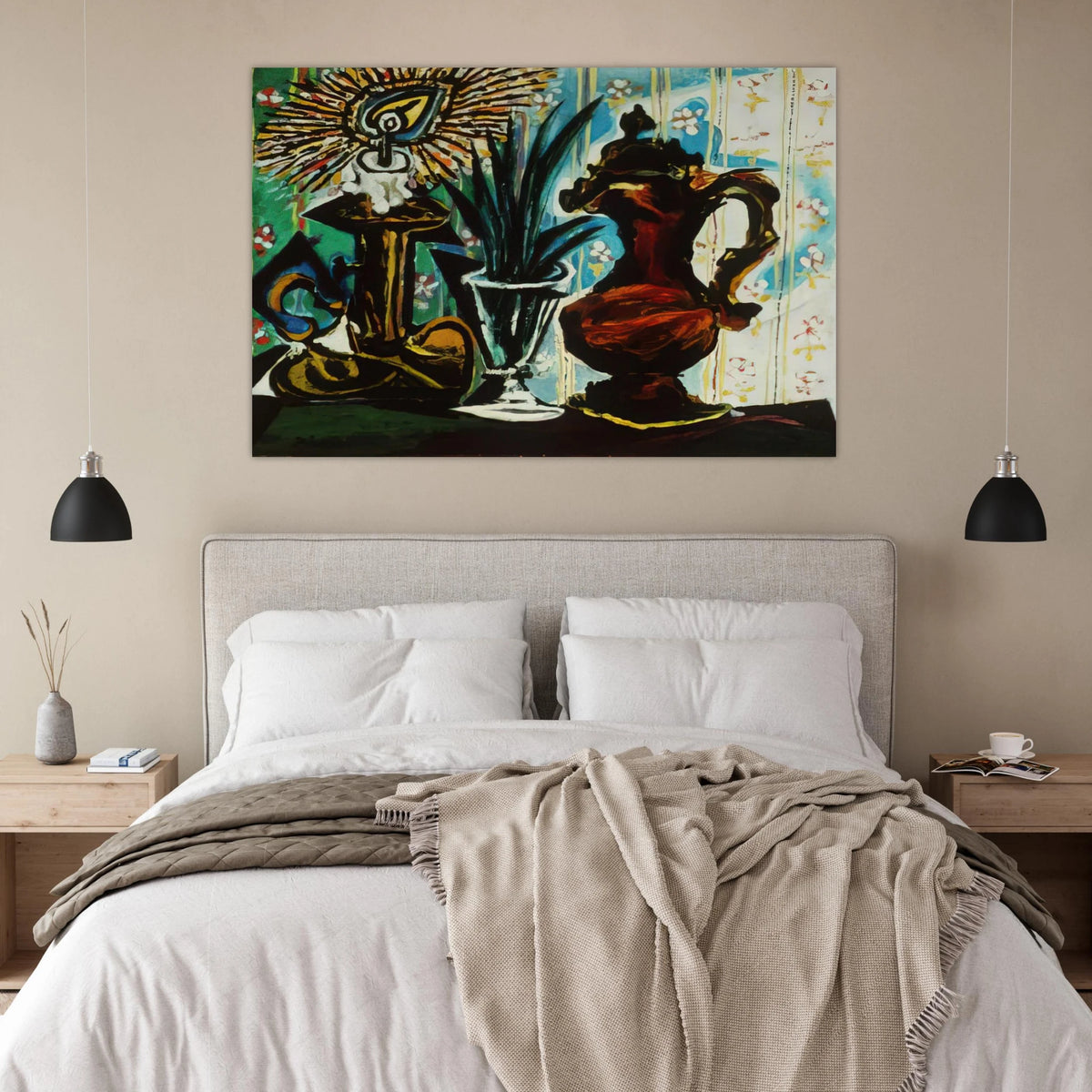 Still life with candle Poster | Pablo Picasso Poster | Pablo Picasso Shop
