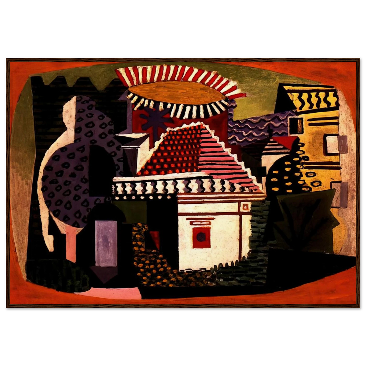 Landscape of Juan-les-Pins Framed Poster | Pablo Picasso Framed Prints Wall Art | Pablo Picasso Shop