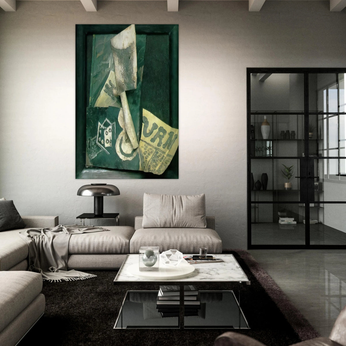 Glass and newspaper Poster | Pablo Picasso Poster | Pablo Picasso Shop