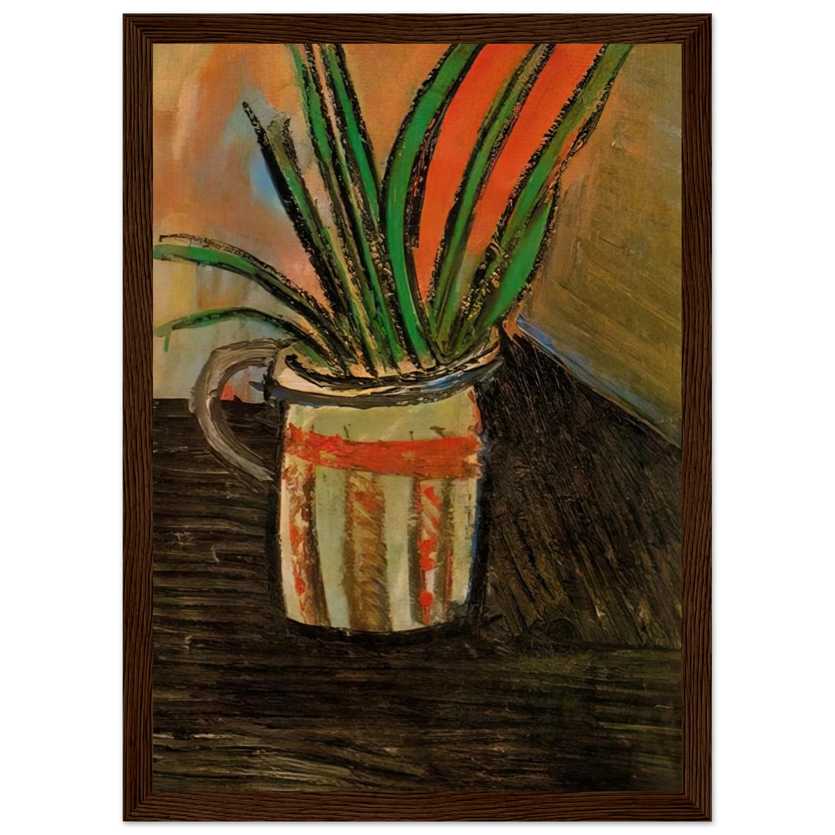 Exotic Flowers - 1907 Framed Poster | Pablo Picasso Framed Prints Wall Art | Pablo Picasso Shop