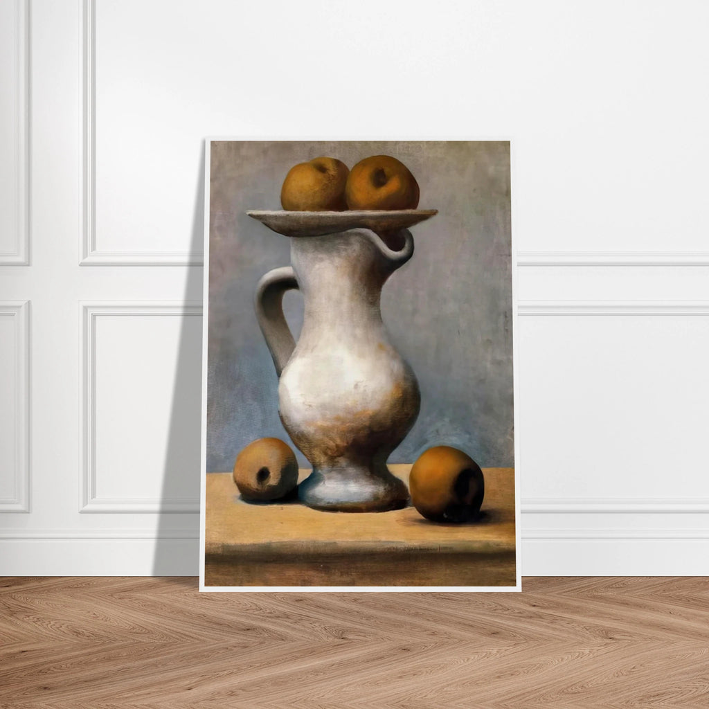 Still life with pitcher and apples Framed Poster | Pablo Picasso Framed Prints Wall Art | Pablo Picasso Shop