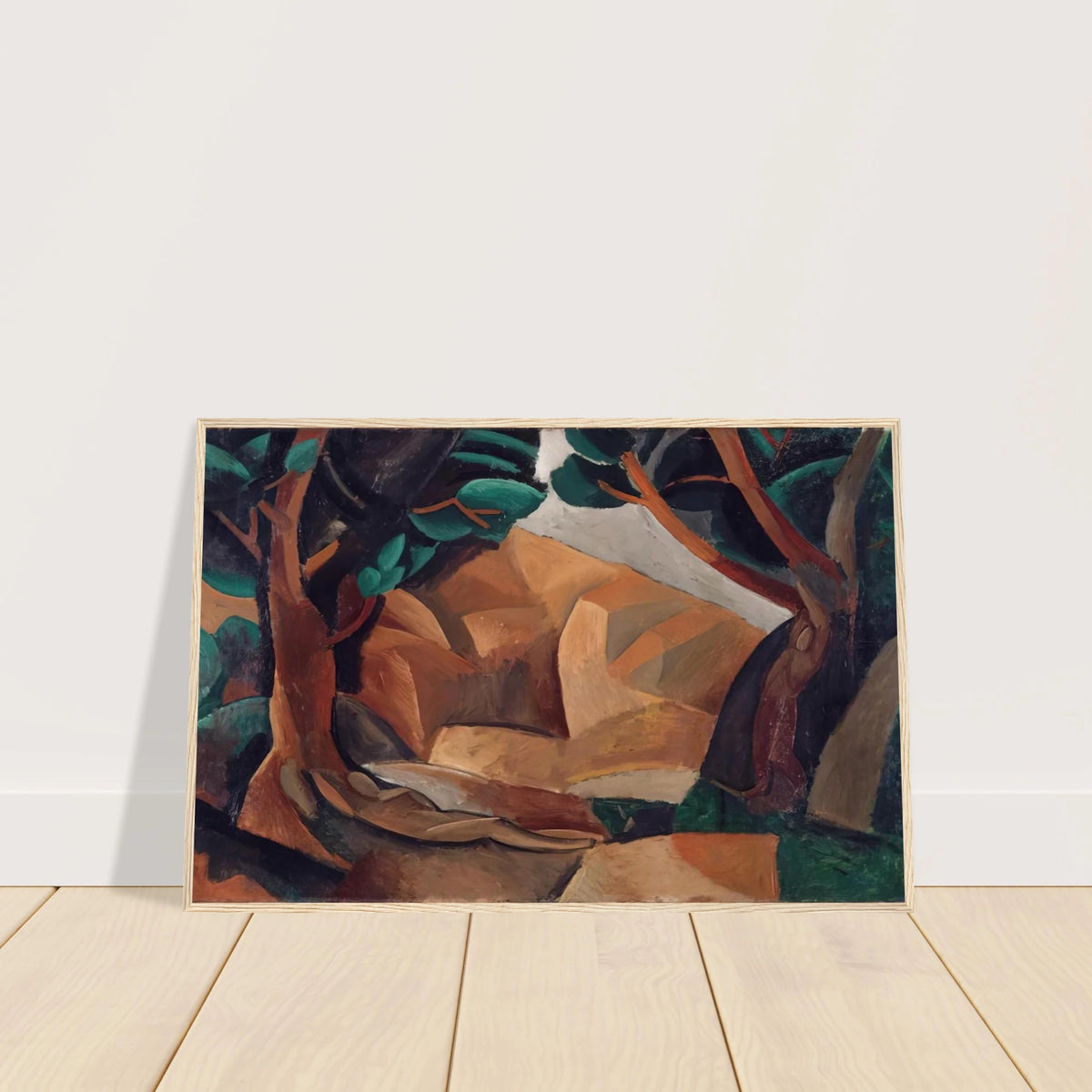Paysage aux deux figures - 1908  France Framed Poster | Pablo Picasso Framed Prints Wall Art | Pablo Picasso Shop